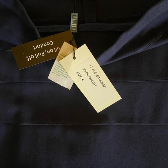 Women's Navy Pencil Skirt Size 6 Comfort Waist - Picture 5 of 13